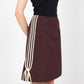 ZORINA BOW/STRIPE SKIRT