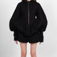 IRINA ZIP-UP HOODIE IN BLACK