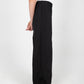 GIADA BOW/BLACK STRIPE NYLON TROUSERS IN BLACK (REGULAR)