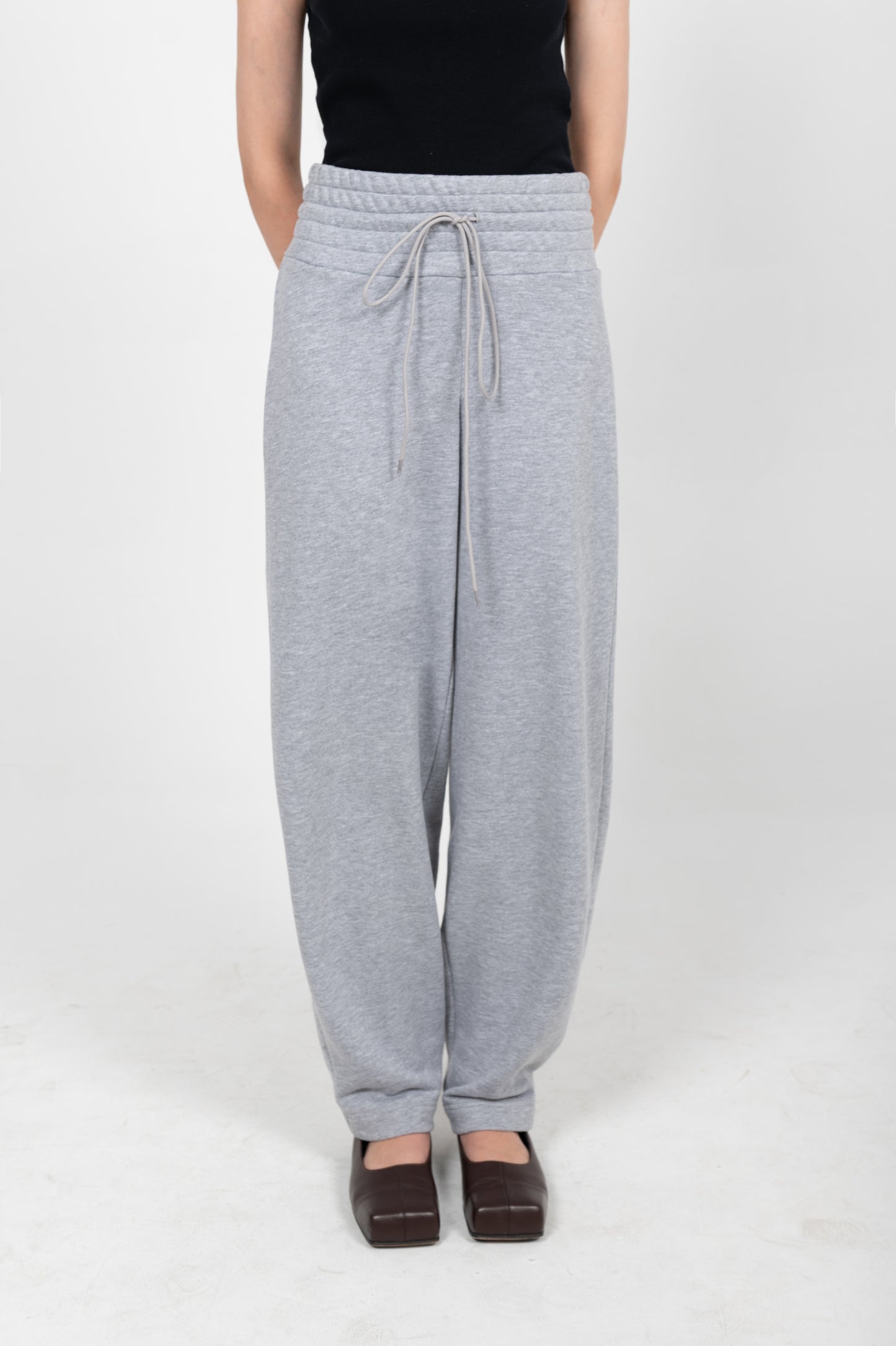 ALY BANANA JOGGERS IN GREY MELANGE