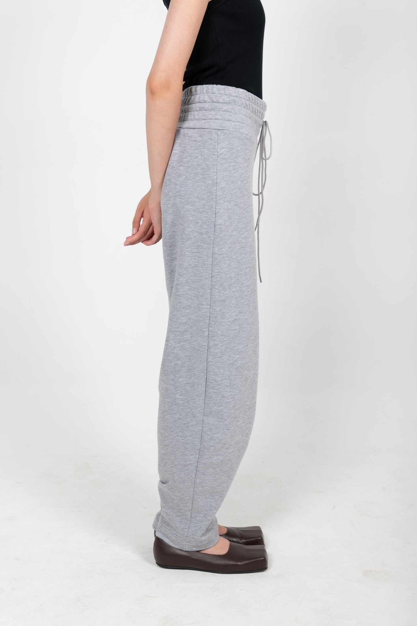 ALY BANANA JOGGERS IN GREY MELANGE