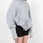 IRINA ZIP-UP HOODIE IN GREY MELANGE