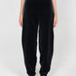 KLARA BANANA TROUSERS IN BLACK VELVET