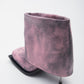 IMAN STILETTO HEEL BOOTS IN PINK VINTAGE PATINA