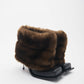 IMAN STILETTO HEEL BOOTS WITH BROWN FAUX FUR