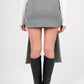 MIA BOW DETAIL SKIRT IN GREY