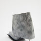 IMAN STILETTO HEEL BOOTS IN WHITE VINTAGE PATINA