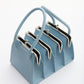 BOA FOUR CLASP BAG IN BABY BLUE