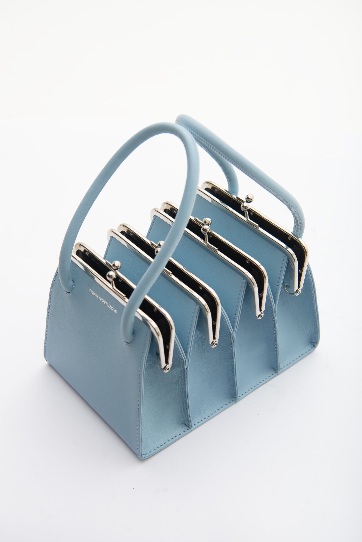 BOA FOUR CLASP BAG IN BABY BLUE