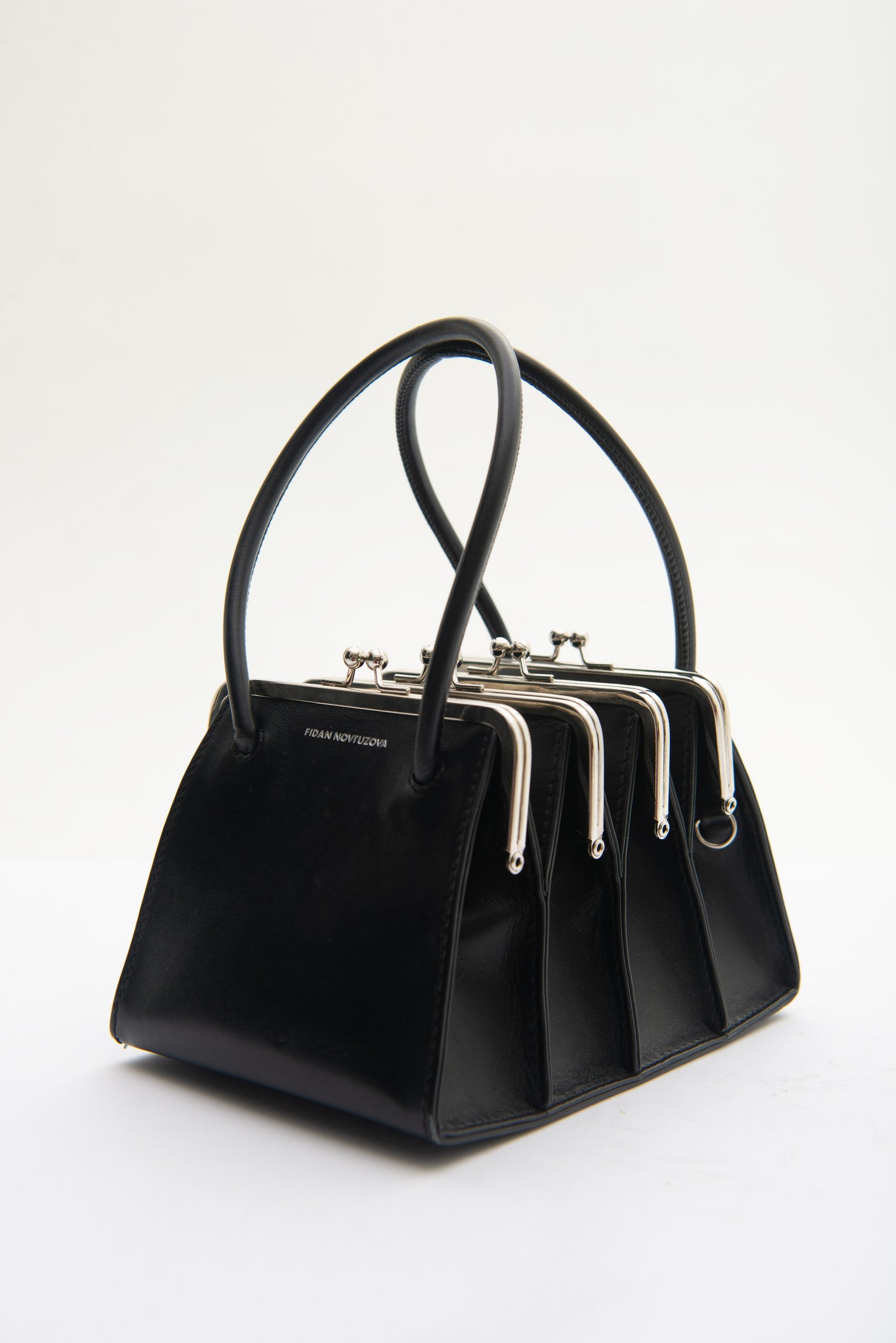 BOA FOUR CLASP BAG IN BLACK