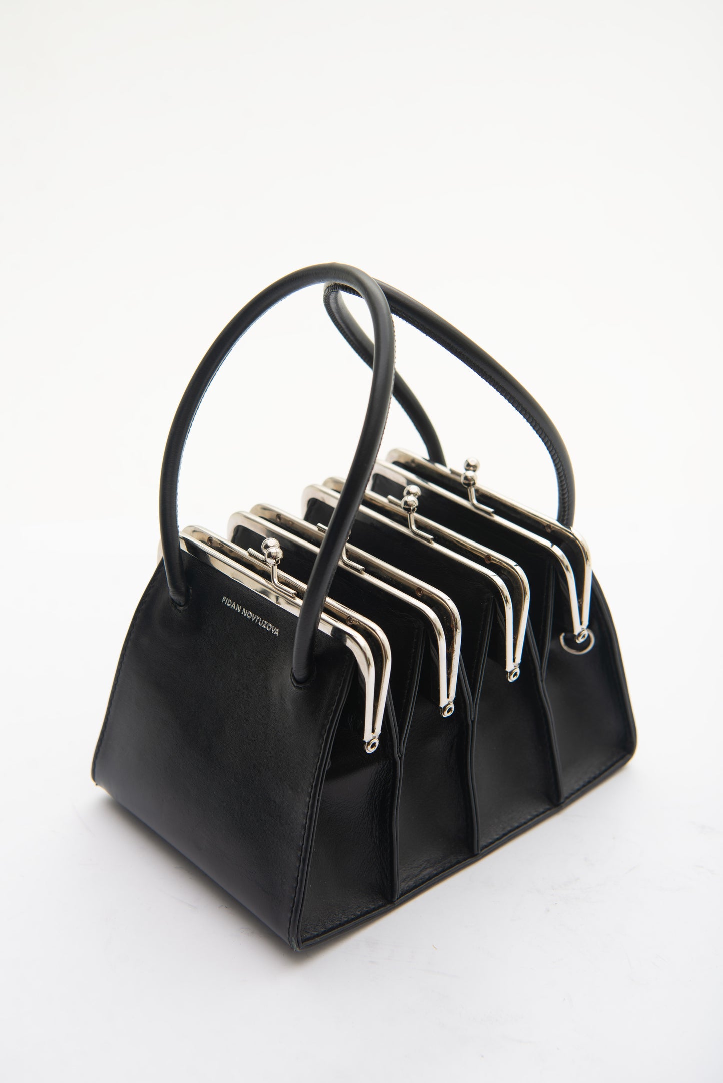 BOA FOUR CLASP BAG IN BLACK