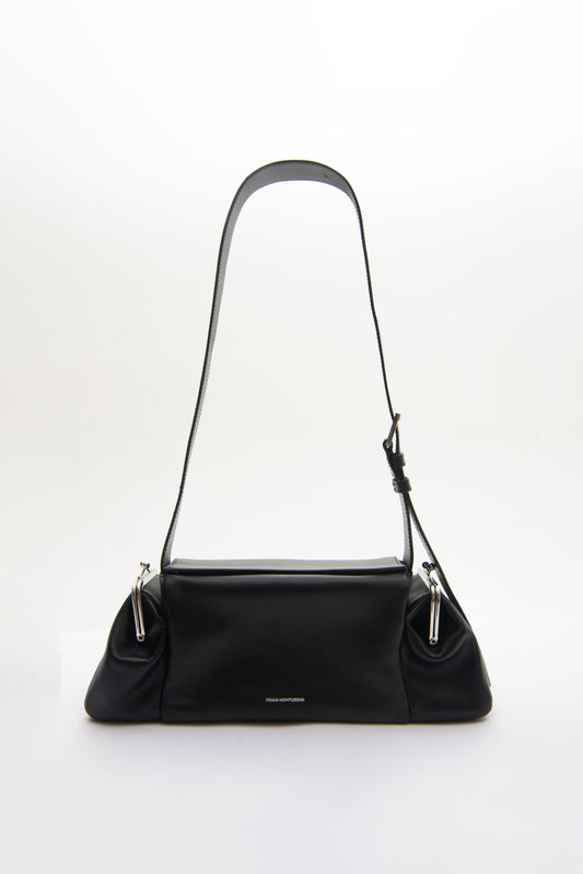 LALA LEATHER BAG IN CHOCOLATE BROWN