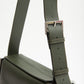 LALA LEATHER BAG IN BLACK IN DARK GREEN