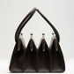 BOA FOUR CLASP BAG IN CHOCOLATE BROWN