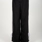 GIADA BOW/WHITE STRIPE NYLON TROUSERS IN BLACK (REGULAR)