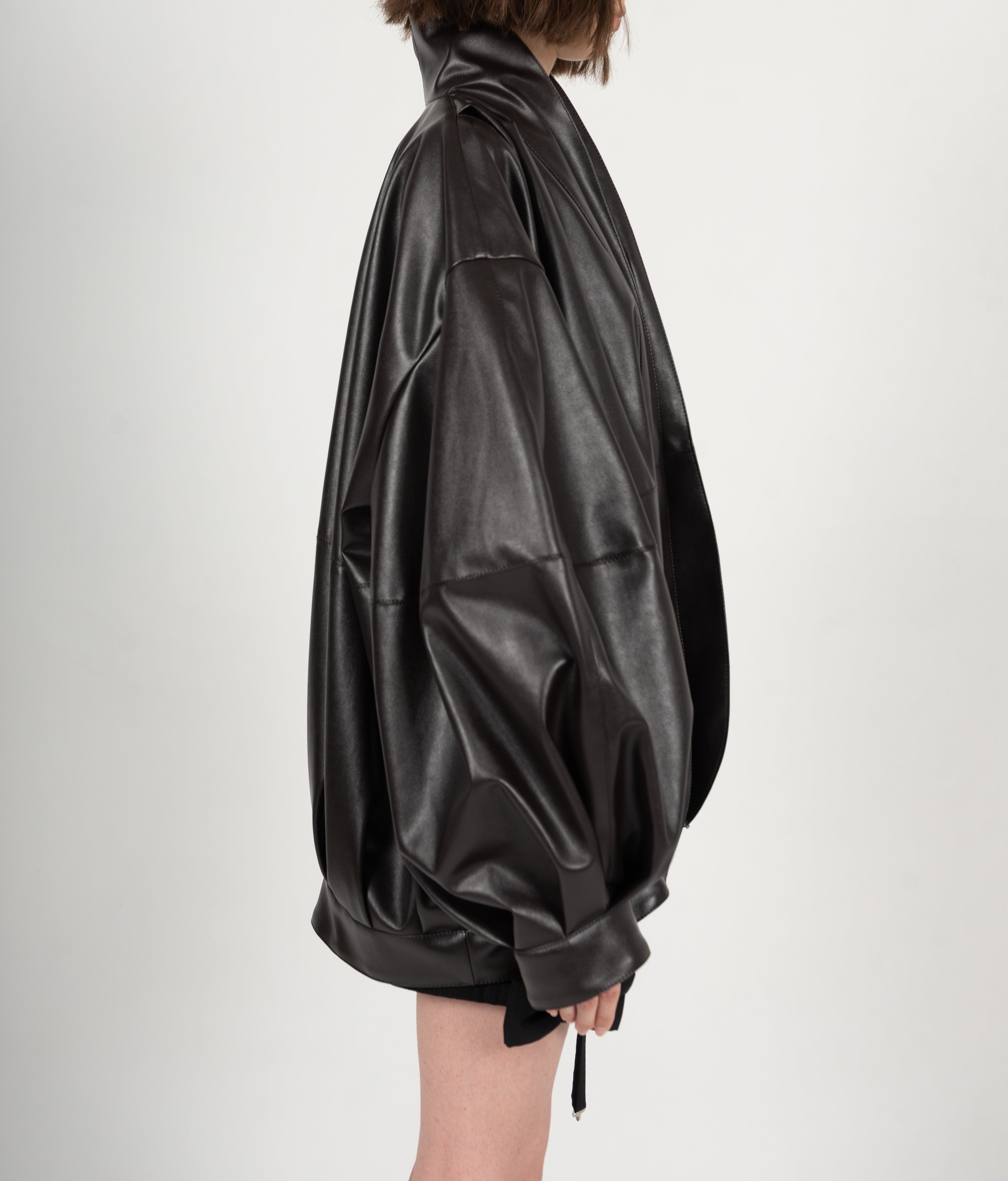 GIGI OVERSIZED LEATHER JACKET – FIDAN NOVRUZOVA