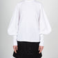 BROOKE CREWNECK TOP IN WHITE