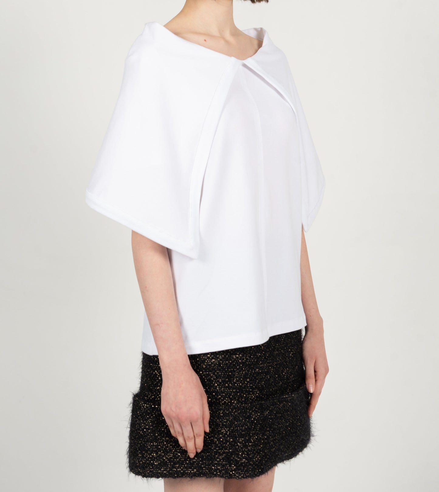 ZORA COTTON T-SHIRT IN WHITE