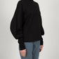 BROOKE CREWNECK TOP IN BLACK