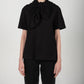 ZORA COTTON T-SHIRT IN BLACK