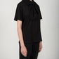 ZORA COTTON T-SHIRT IN BLACK