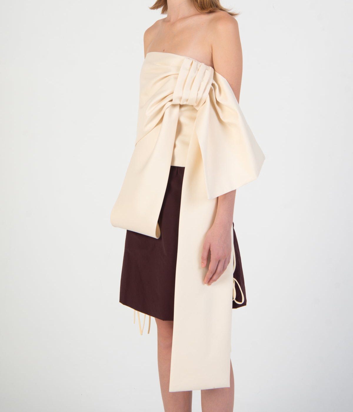 CAMILLA DRAPED BOW TOP