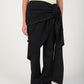 BIANKA BOW TROUSERS IN BLACK