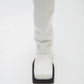 HAVVA CHUNKY HEEL TALL BOOTS IN WHITE