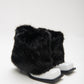 IMAN STILETTO HEEL BOOTS WITH BLACK FAUX FUR