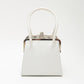 BOA FOUR CLASP BAG IN WHITE