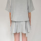 RHEA T-SHIRT DRESS IN GREY