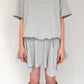 RHEA T-SHIRT DRESS IN GREY