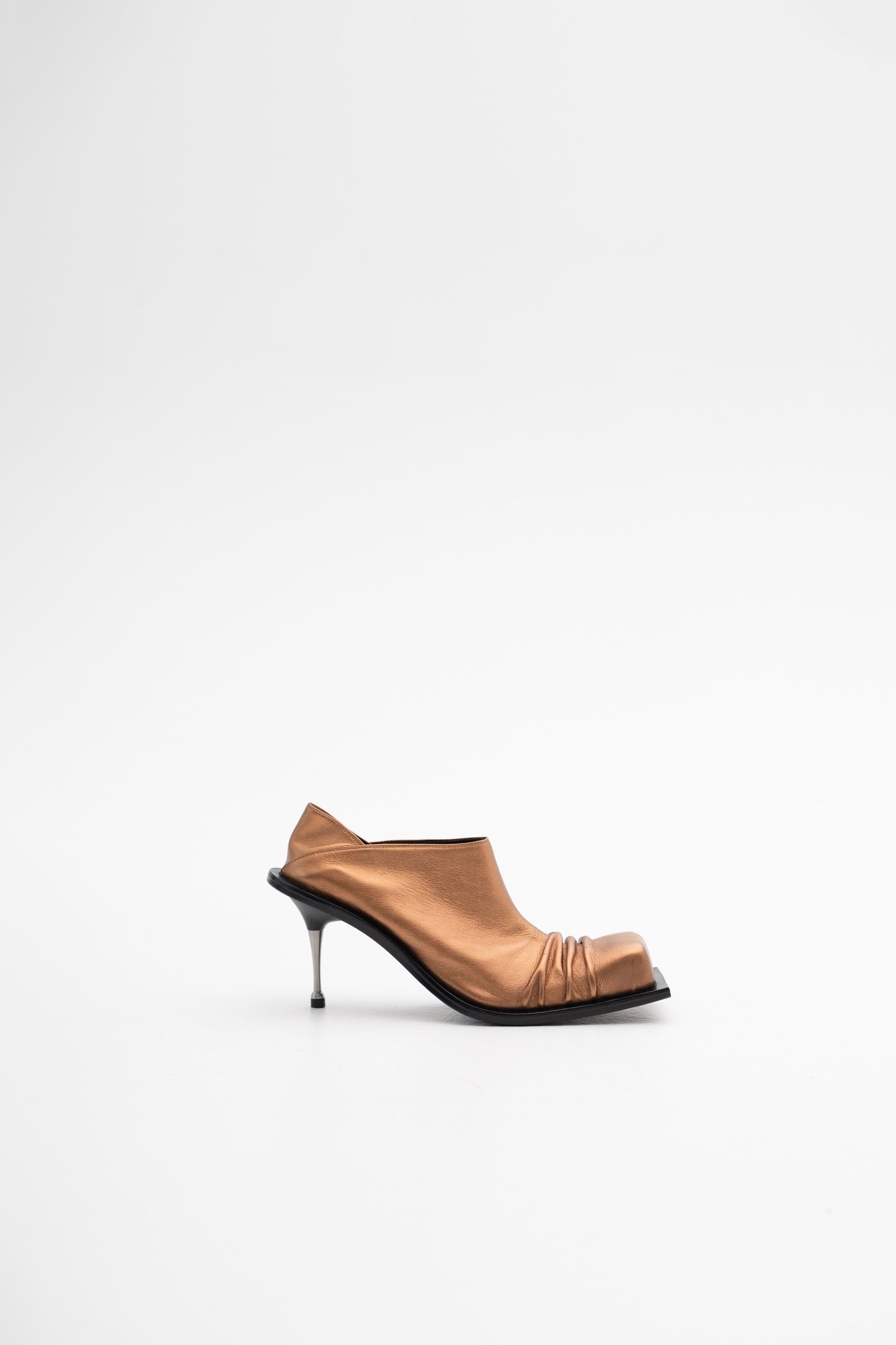 CONVERTIBLE MULE-PUMPS IN COPPER (E-STORE EXCLUSIVE)