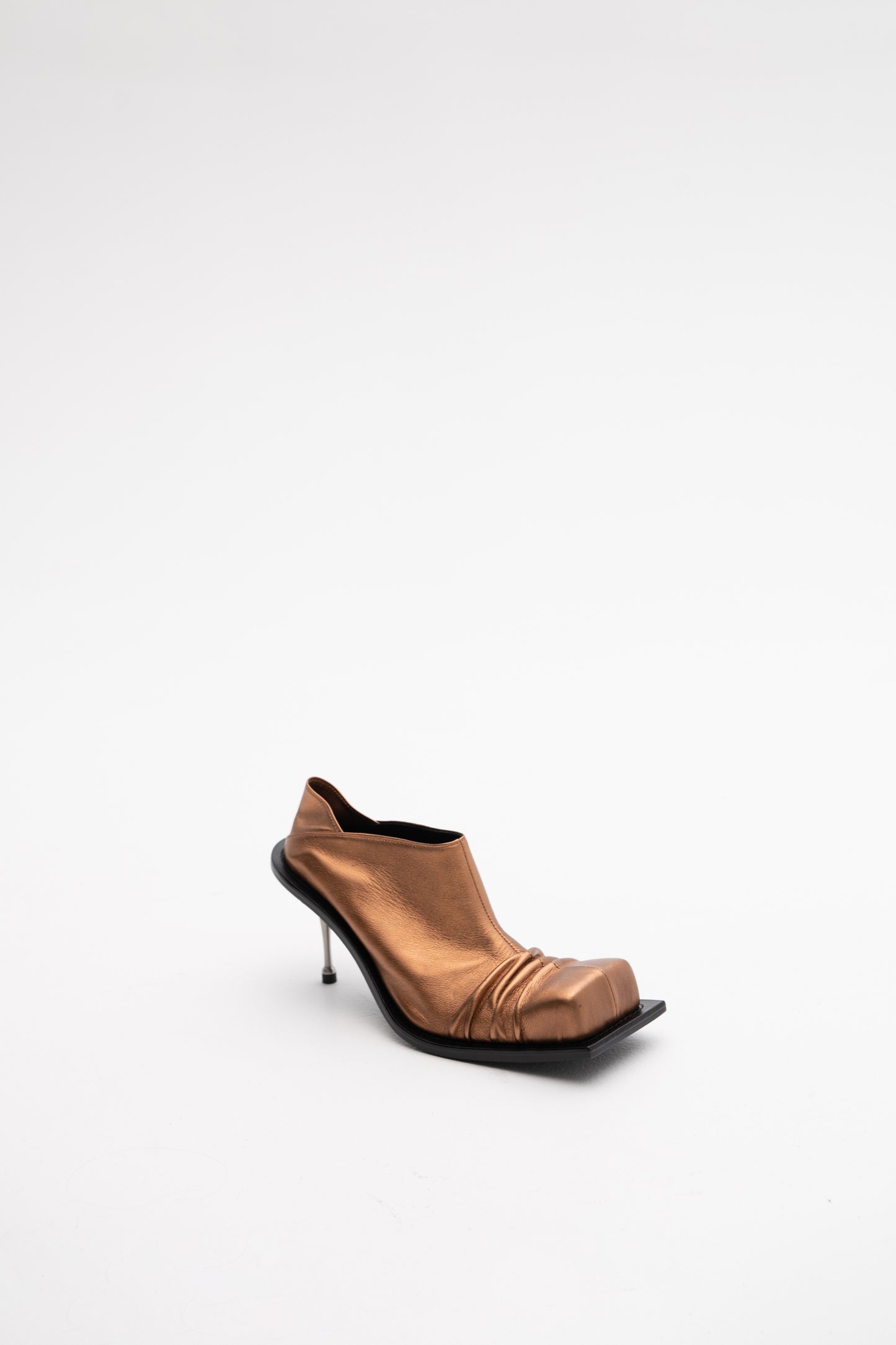 CONVERTIBLE MULE-PUMPS IN COPPER (E-STORE EXCLUSIVE)