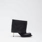 IMAN STILETTO HEEL BOOTS IN BLACK