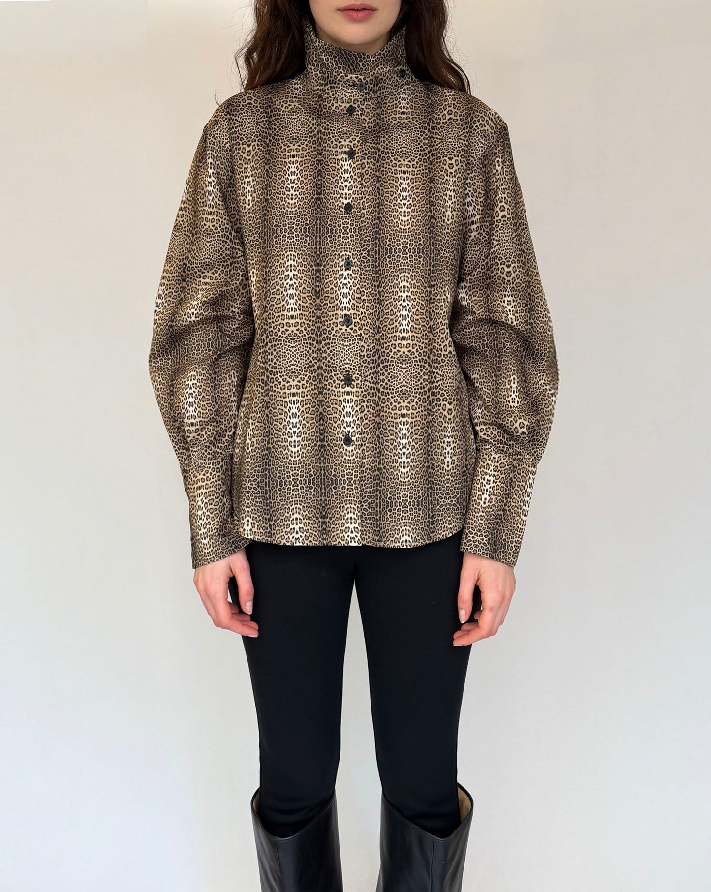 ORLANDO SHIRT IN LEOPARD