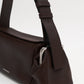 LALA LEATHER BAG IN CHOCOLATE BROWN