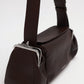LALA LEATHER BAG IN CHOCOLATE BROWN
