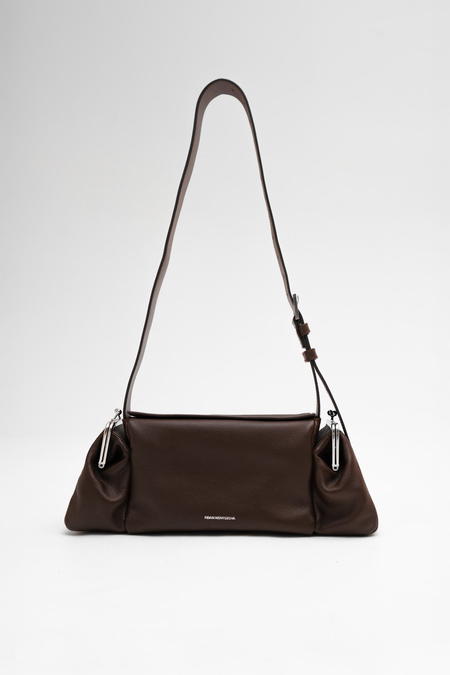 LALA LEATHER BAG IN CHOCOLATE BROWN